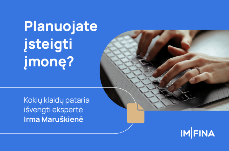 Klaidos kuriant įmonę